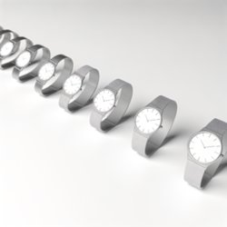 Montre publicitaire personnalisée avec logo pour entreprise et communication professionnelle