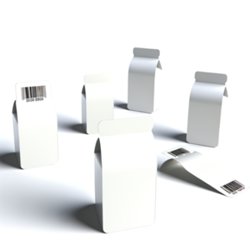 Étiquette publicitaire personnalisée avec logo pour entreprise et communication professionnelle