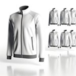 Veste de sport publicitaire personnalisée avec logo pour entreprise et communication professionnelle