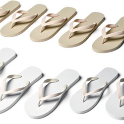 Tongs publicitaire personnalisées avec logo pour entreprise et communication professionnelle