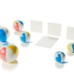 Ballon de plage publicitaire personnalisé avec logo pour entreprise et communication estivale