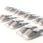 Chaussons publicitaire personnalisés avec logo pour entreprise et communication professionnelle