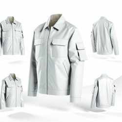 Veste de travail publicitaire personnalisée avec logo pour entreprise et communication professionnelle