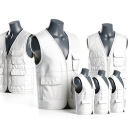 Gilet de travail publicitaire personnalisé avec logo pour entreprise et communication professionnelle