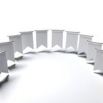 Oriflamme publicitaire personnalisé avec logo pour entreprise et communication extérieure