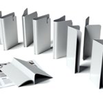 Porte-brochures publicitaire personnalisé avec logo pour entreprise et communication professionnelle