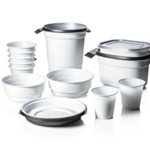 Vaisselle réutilisable publicitaire personnalisée avec logo pour entreprise et communication