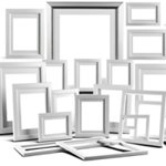 Cadre photo publicitaire personnalisé avec logo pour entreprise et communication professionnelle