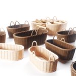 Panier à bûches publicitaire personnalisé avec logo pour entreprise et communication professionnelle