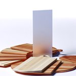 Planche à servir publicitaire personnalisée avec logo pour entreprise et communication B2B