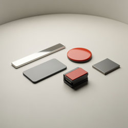 Magnets publicitaires personnalisables en PVC, plastique et métal, ronds, carrés ou découpés