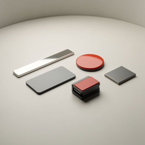 Magnets publicitaires personnalisables en PVC, plastique et métal, ronds, carrés ou découpés