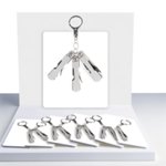 Porte-clés multifonction publicitaire personnalisé avec logo pour entreprise et communication