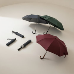 Parapluies publicitaires automatiques, pliables et de golf en polyester et PET recyclé