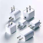 Adaptateur universel publicitaire personnalisé avec logo pour entreprise et communication