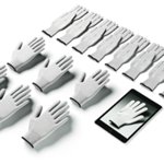 Gants écran tactile publicitaire personnalisés avec logo pour entreprise et communication