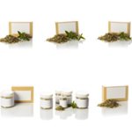 Herbes aromatiques publicitaire personnalisées avec logo pour entreprise et communication