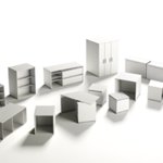 Mobilier de bureau publicitaire personnalisé avec logo pour entreprise et communication