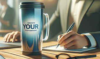 Mugs en plastique publicitaires OBG PUB - Mugs en plastique publicitaires