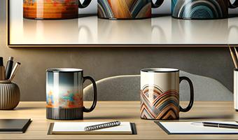 Set de mugs publicitaires OBG PUB - Set de mugs publicitaires