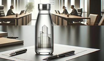 Bidons en verre publicitaires OBG PUB - Bidons en verre publicitaires