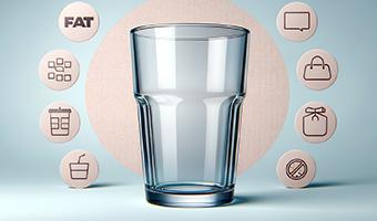 Gobelets en verre publicitaires OBG PUB - Gobelets en verre publicitaires