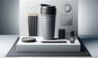 Tasses pliables publicitaires OBG PUB - Tasses pliables publicitaires