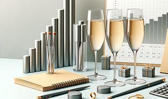 OBG PUB - Flûtes à champagne publicitaires