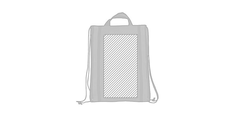 OBG.PUB - Sac à dos réfléchissant en polypropylène Siera - Marquage Recto Sac à dos réfléchissant en polypropylène Siera - Marquage Recto