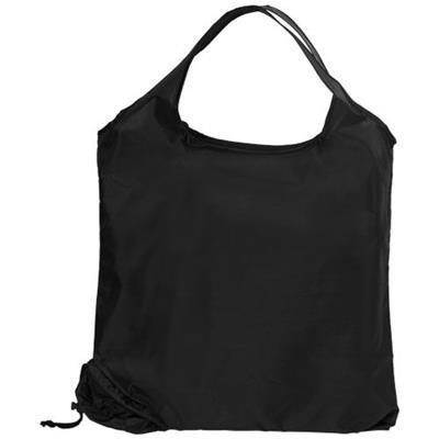 OBG.PUB - Sac de shopping en polyester pliable Cruchy Noir Sac de shopping en polyester pliable Cruchy Noir