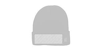 Bonnet élégant en PET recyclé Royande - Marquage Recto