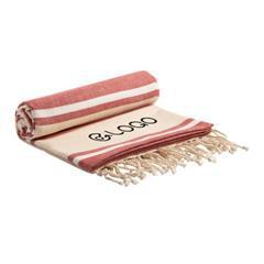 OBG PUB - Serviette de plage bicolore en coton bio Rukya