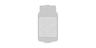 Gourde sport 510ml isolation et couche Cuivre Zen - Marquage autour