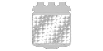 Bouteille en Tritan 600ml Oscarr - Marquage autour