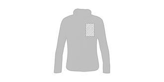 Veste en polaire en polyester Peytenk - Marquage poitrine droite