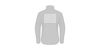 Veste zippée en polyester avec trois poches Mozya - Marquage Verso