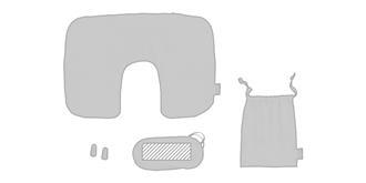 Ensemble de voyage en polyester Miams - A l'avant