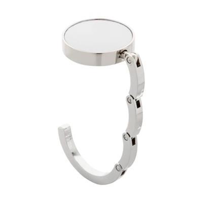 Accroche-sac robuste au design simple en métal Koy Blanc