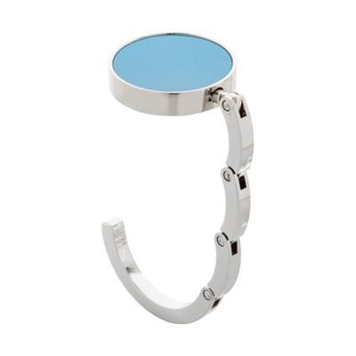 Accroche-sac robuste au design simple en métal Koy Bleu