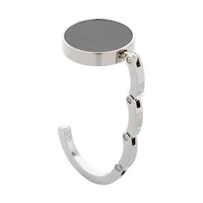 Accroche-sac robuste au design simple en métal Koy Noir