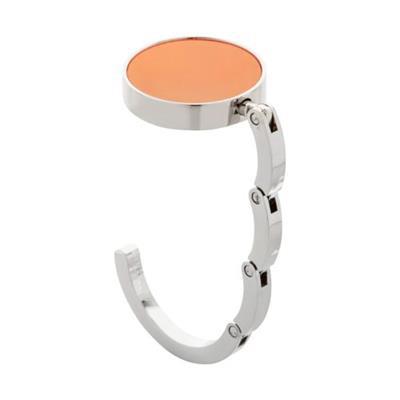 Accroche-sac robuste au design simple en métal Koy Orange