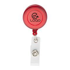 OBG PUB - Porte-badge en plastique avec bouton pression Kira