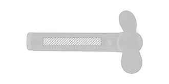 Ventilateur pulvérisateur d'eau Hendrix - Marquage Recto