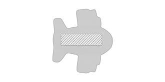 Balle antistress en mousse amusante Detstream - Impression Bas