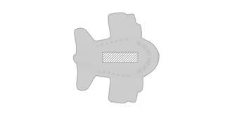 Balle antistress en mousse amusante Detstream - Impression Haut