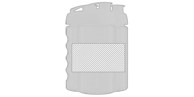 OBG.PUB - Bouteille sport et infuseur Active bear 500ml Zok - Marquage autour Bouteille sport et infuseur Active bear 500ml Zok - Marquage autour