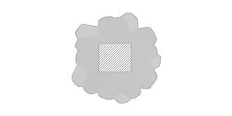 Etoile anti-stress amusante en mousse Easer - Marquage Recto