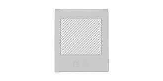 Set de 6 crayons en bois avec boîte en carton Fiji - Marquage Verso