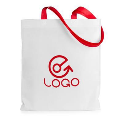 OBG.PUB - Sac shopping non tissé avec anses colorées Rampla Sac shopping non tissé avec anses colorées Rampla