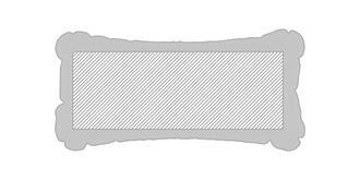 Coussin de plage gonflable en PVC Cancoun - Marquage Recto